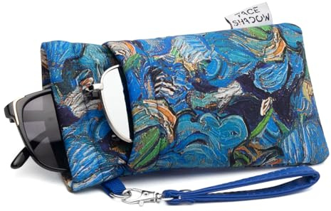 Face Shadow Funda Gafas de Sol Blanda Doble, para Hombre y Mujer