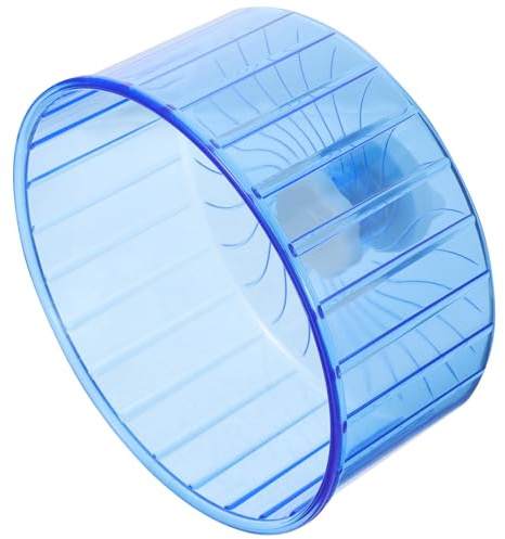 FUOYLOO Rueda Juguete de Hámster de Plástico para Jaula Hamster Silenciosa Diseño sin Ruido Rebabas Adecuado para Pequeños Roedores y Suministros para Mascotas