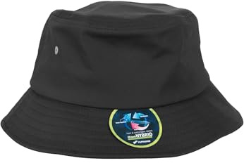 Flexfit Fischerhut Nylon Bucket, black, One Size, 5003N