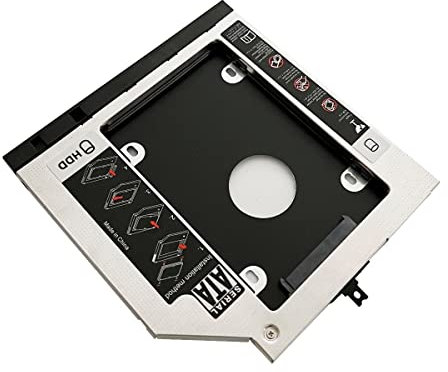 NIGUDEYANG 2nd HDD SSD Hard Drive Optical Frame Caddy Adapter for Lenovo Thinkpad L440 L540 with Bezel Front Panel Mounting Metal Bracket