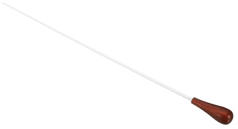 PATIKIL 38cm/15Inch Music Conductor Baton,1Pcs Orchestra Baton Wood Handle for Singing Leader Music Director Purplish red