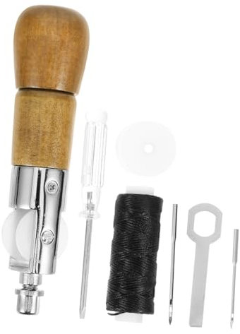 jojofuny Kit De Herramientas De Cuero Para Bricolaje Punzón De Cuero Kit De Herramientas Para Trabajar El Para Bricolaje Para Artesanía De y Reparación Casa