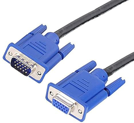 axGear VGA Male to Female Extension Cable Video LED Monitor Wire M-F 10Ft 3M 10 Ft