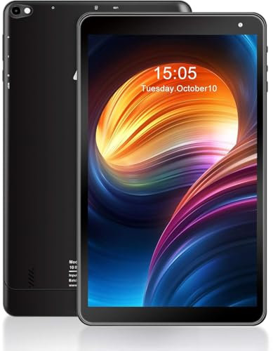 AWOW AWOW 10,1-Zoll-Tablet, 5000 mAh Akkulaufzeit, 2 GB RAM und 16 GB Speicher, Micro-SD-Karte mit bis zu 128 GB, Android 10 Go Edition, 800 1280 HD IPS-Display, 1,5 GHz Quad-Core-Prozessor, WLAN und