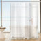 KILDOWS Rideau de Douche Anti Moisissure 180 X 200 cm，3D Transparent EVA Rideaux de Douche Lavable avec 12 Crochetspour Baignoire, Salle de Bain-Séchage Rapide-Transparent， Imperméable et Léger