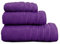 Sedalinne - Juego de Toallas de Baño Completo 500 Gr Liso - Toallas Baño Grandes y Pequeñas Rizo 100% Algodón - Pack (1 Tocador + 1 Lavabo+ 1 Ducha) - Alta Absorción - Toalla Algodon - Morado
