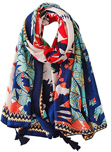 Vellette Sciarpa Morbido Moda Patterned Pashmina Scialle Stole per le Donne cotone Sciarpe e stole Scialli