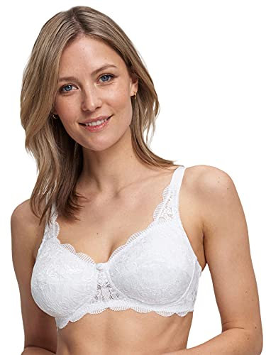 Susa Damen Latina BH, Weiß, 95B EU