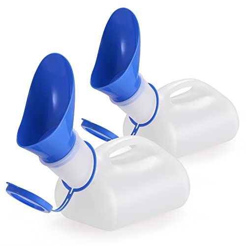 AWOKEN Unisex Urinal, Portable Toilet, Blue, 2 Set