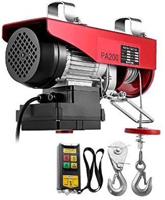 Electric Hoist, Crane Winch Lift 200-1000Kg With Control Boat Car Garage Engine Lifting Motor (Size : 880 Lbs (400 Kg))