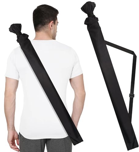 NUMJAW Sword Bag Back Lightsaber Holster Ninja Scabbard Katana Back Holster with Strap Sword Back Holster Carrying Case Katana Sword Holder Back for Samurai Cosplay Costume Halloween Dress Up Party
