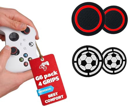 4 Grips Ps5 | Thumbstick Ps5 | Grips Mando Ps5 | Tapas Joystick Ps4 | Grips Mando Ps4 | Botones Mando Ps5 | Grips para Ps4 | 4 Agarres para el Pulgar Silicona | Fundas Joystick Xbox One Series X/S