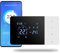 Thermostat WiFi pour Chaudière gaz 3A,Beok Thermostat Mural 2 Fils à Piles,Alimentation par Batterie ou USB,Programmable Compatible avec Alexa et Google Home, Commande Vocale et Contrôle à Distance
