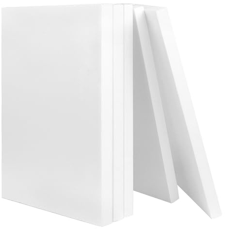 TAIANJI 5 Pcs Foam Blocks Rectangle High Density Blocks 40x30x2cm Craft Foam for Crafting, Modeling, Architectural, Sculpture
