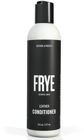 Frye Leather Conditioner – 6oz - Non-Toxic Leather Care Made in the USA | Restores & Softens Leather - Shoes, Boots, Jackets, Handbags, Purses & More