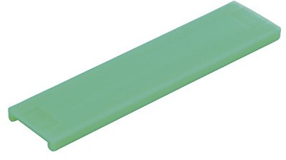 GLUSKE Glasklosss GL-SV 100 x 34 x 5 mm, tillverkad av plast grön, 500 stycken | Underläggskilar – distansplattor