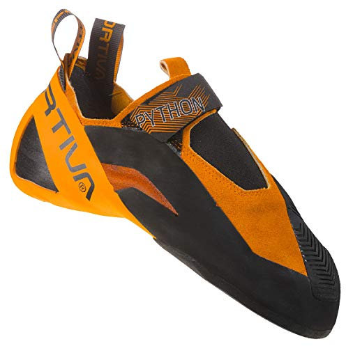 LA SPORTIVA Python Orange - Sensibler vielseitiger Kletterschuh, Größe EU 37.5 - Farbe Orange