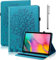 BOLELAW Hülle für Samsung Galaxy Tab A 10,1 2016 (SM-T580/SM-T585) mit Stift und Stifthalter, Kartenschlitz Standfunktion Flip Fashion Schutzhülle für Samsung Galaxy Tab A6 Tablet Hülle, Blau