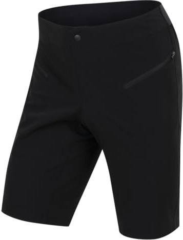 PEARL IZUMI Men's Mountain Bike Short. Detachable Chamois Liner & Two Zippered Pockets. Comfortable & Durable 11.5 Inseam. Black