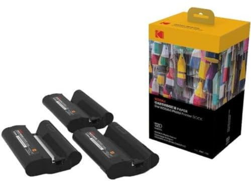 Kodak Station & W-LAN Fotodrucker-Patrone-PHC– Nachfüllpatrone und Fotopapiere - 120 Blätter