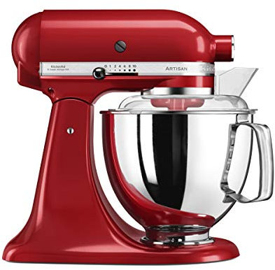 KitchenAid Artisan Stand Mixer (Empire Red, Stainless Steel, 50/60Hz)