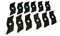 12X Vertikutierer Messer kompatibel mit AL-KO ALKO 36 VE, 360 VE, 38 VB, 380 VE, Comfort Euromat