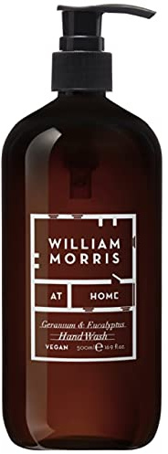 William Morris At Home Geranium and Eucalyptus Scented Hand Wash Gift, 500ml