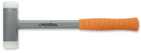 MAZZUOLA MARTELLO ANTIRIMBALZO CON MANICO IN ACCIAIO Ø40mm o Ø60 mm (Ø 60mm)