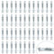 WENLISELL 100 Pcs Cavity Wall Fixings Anchors Plugs, M4x38mm Hollow Wall Anchor, Heavy Duty Wall Fixings Anchors Plugs for Metal Plasterboard