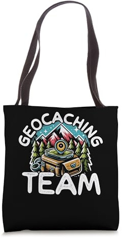 Geocaching Team Geocacher Family Scavenger Treasure Hunt Tote Bag