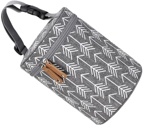 BESTonZON Borsa Termica Per Biberon Contenitore Isolato Per Latte Materno Sacchetto Da Viaggio Per Bottiglie Alimentari Per Compatibile Con Maggior Delle Bottiglie Facile Da Trasportare e