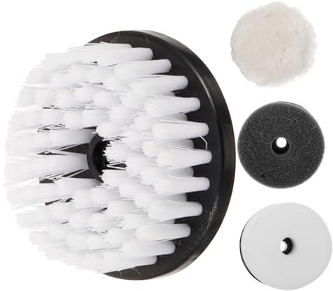 CONGARTENO 4pcs Shoe Cleaning Brush Polish Dust Brushes Attachments for Easy Shoe Care Includes Polishing Cleaning Tools