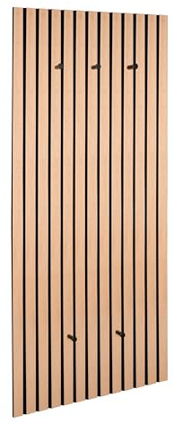 Mirrors and More Akustisk panel garderob GWEN i träutseende, höjd 125 cm