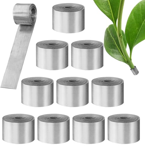 Lechengjia 10 Rollos Pesas Para Plantas Vivas Para Acuario, Anclas Plegables De Plomo Rayas Para Refuerzo Y Evitar La Flotación