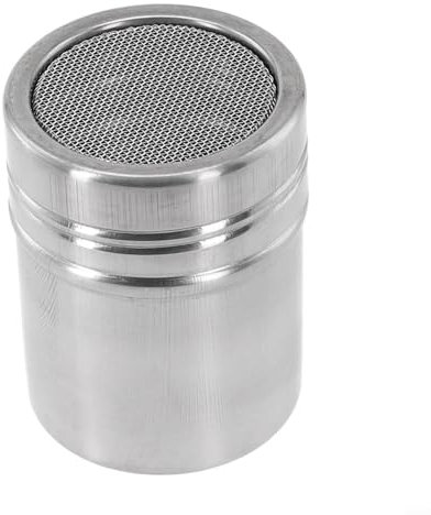 Stainless Steel Multi Use Shaker with Fine Mesh Filter Perfect for Baking & Cooking Needs (S)