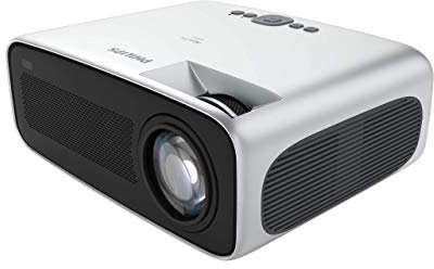 Philips NeoPix Ultra, Proiettore Screen Mirroring Wi-Fi, Bluetooth, lettore multimediale integrato, fino a 120, argento