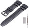 MCXGL Naturharz Uhrenarmband Kompatibel mit Casio AE-1200 SGW-300H MRW-200H W-735H wasserdichtes Sport Gummiband