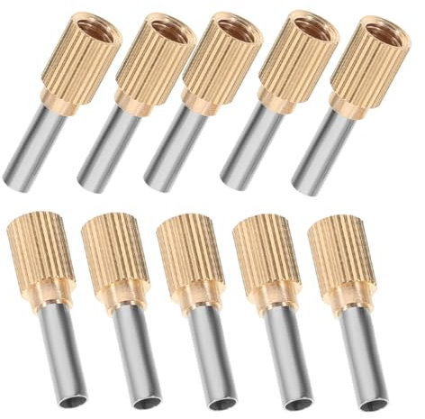 Veemoon 10st Beauty-tool Stabile Dichtungsdüsenspitzen Professionelles Dichtungswerkzeug Robustes Stemmwerkzeug Zubehör Für Dichtstoffdüsen Dichtungsspitzen Düse Rostfreier Stahl