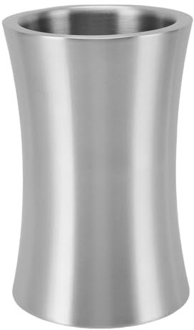 AYNEFY 304 Acciaio Inossidabile Secchiello del Ghiaccio Raffreddatore per Vino Secchiello Termico per Vino Rosso e Champagne con Design a Forma Vita Leggero Antiruggine