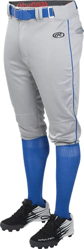 Rawlings Launch Series Game/Practice Baseball Pant Adult Piped Knicker