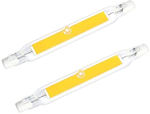 Philips 20W R7S LED Bulb (2 Pack) 100W Halogen Equivalent 20W 120V R7S Base 3000K Warm White J Type T3 Double Ended Flood Light 360 Beam Angle Landscape Lights