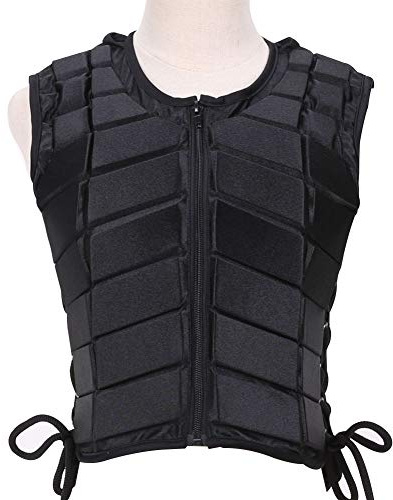 HilMe Equestrian Vest,Horse Riding Training Waistcoat Body Safety EVA Padded Protector Gear For Unisex Adults Boys Girls Children