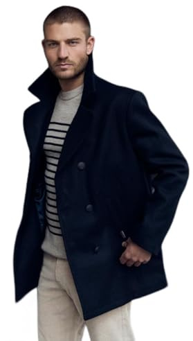 Armor Lux Caban Homme Kermor, Navire, 54 Uomo