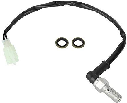 EVGATSAUTO Hydraulischer Bremslichtschalter, M10x1.00mm, Drucktaste, Manuell, Populär