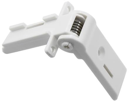 cantondz Bisagra de Puerta para Congelador frigorífico 2412125011 Bisagra para Puerta de frigorífico Compatible con Dometic Caravana frigorífico congelador (Blanco)