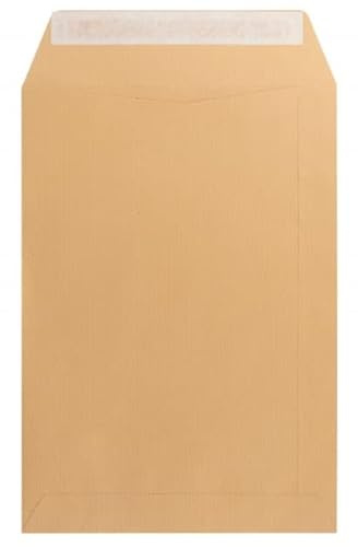 Caja de 1000 Sobres Bolsas Kraft 100x145mm Para Envíos Salarios Tira Silicona Autoadhesivo Bolsas de Papel para Bisutería, Joyería (1000)