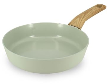 MENASTYL - Poêle 20cm Colorama Céladon - En Aluminium - Revêtement antiadhésif en céramique - Tous feux dont induction