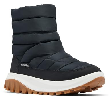 Columbia Snowtrot Mid, Stivali da neve Donna, Black/Sea Salt , 37 EU