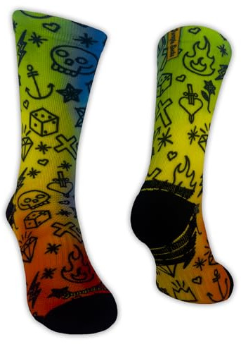 Jungle Socks Elite Calcetines Running Compresivos Antiampollas Transpirables para Hombre y Mujer