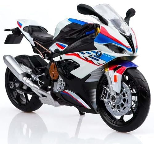 TOKAXI 1/12 Maßstab BMW S1000R Diecast Spielzeugmotorräder, BMW Motorradmodell, BMW Motorrad-Spielzeug Geschenke für Jungen und Mädchen